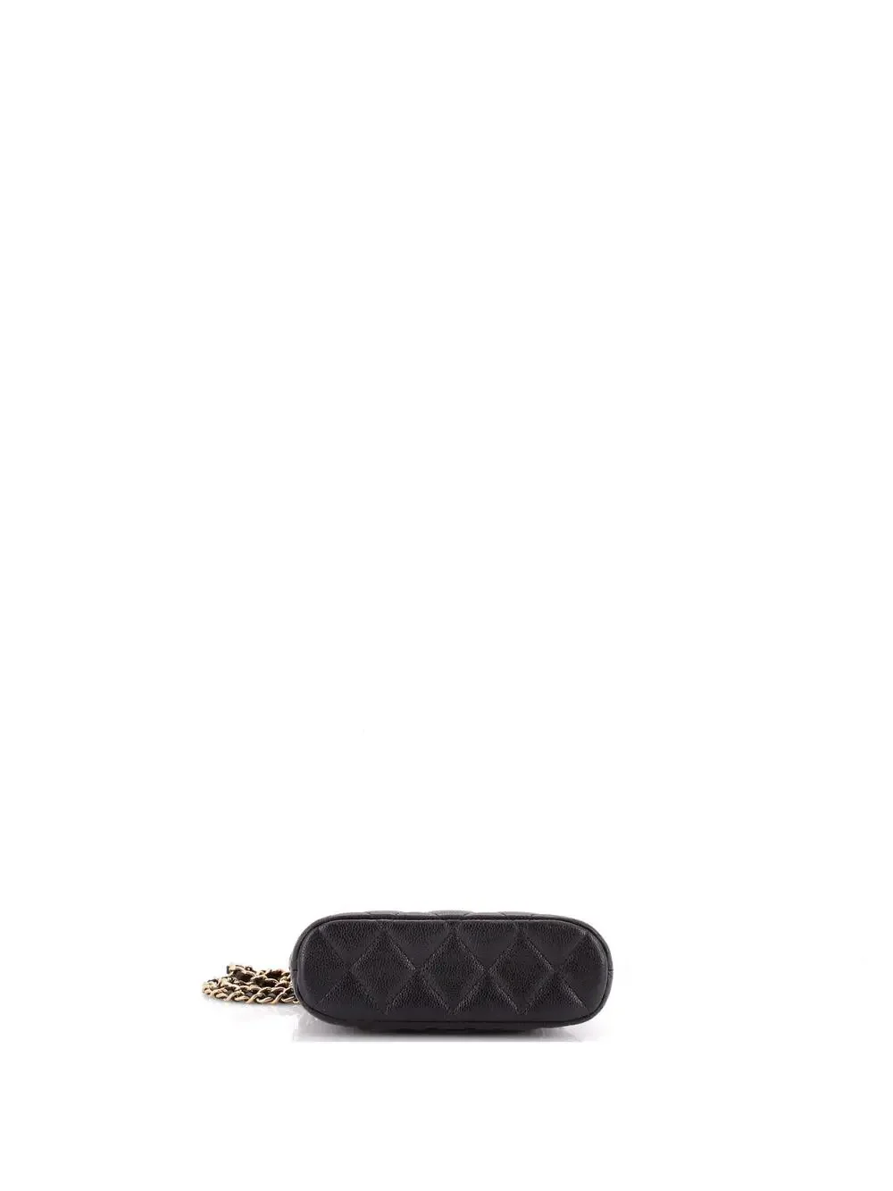 Chanel Cc Dome Zip Clutch With Chain #247585C46B